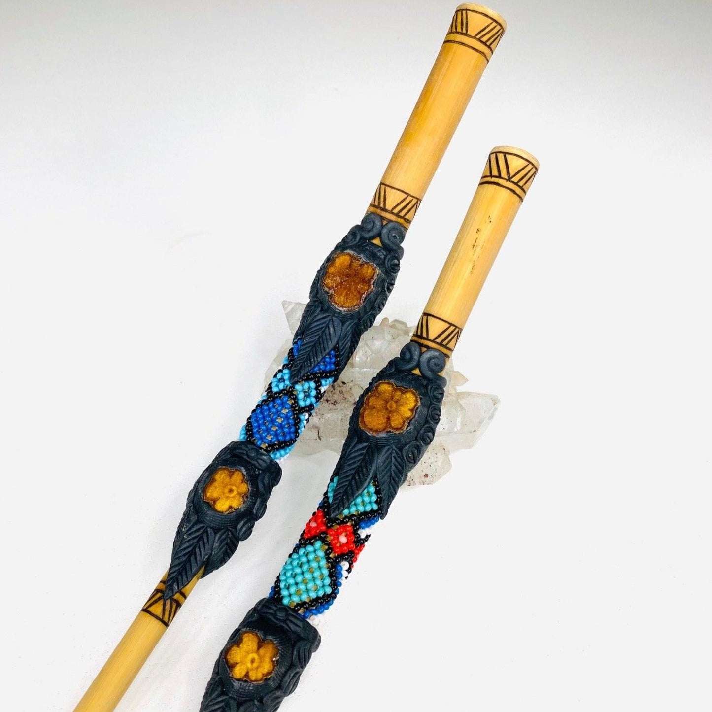 Kuntanawa Bamboo Beaded Aya Tepi