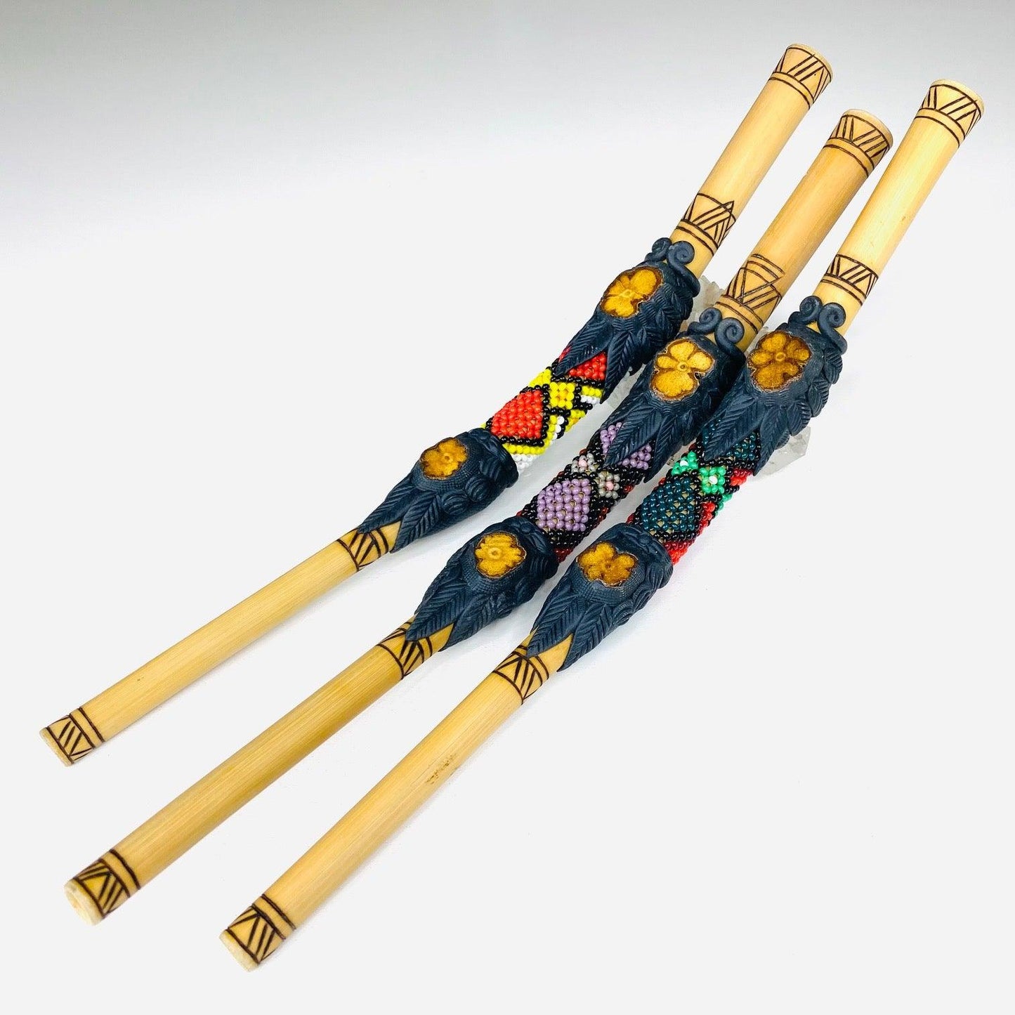 Kuntanawa Bamboo Beaded Aya Tepi