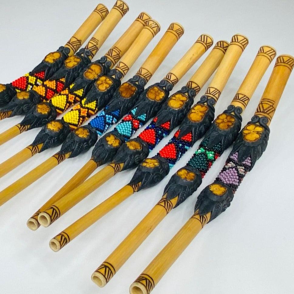 Kuntanawa Bamboo Beaded Aya Tepi