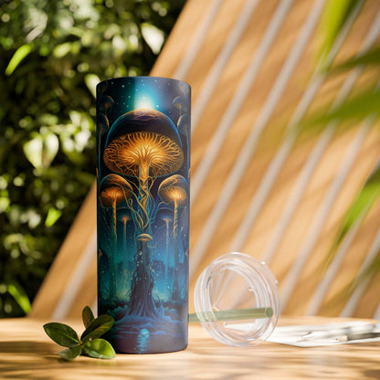 Psilocybin Tumbler with Straw