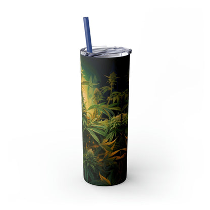 Cannabis Tumbler with Straw