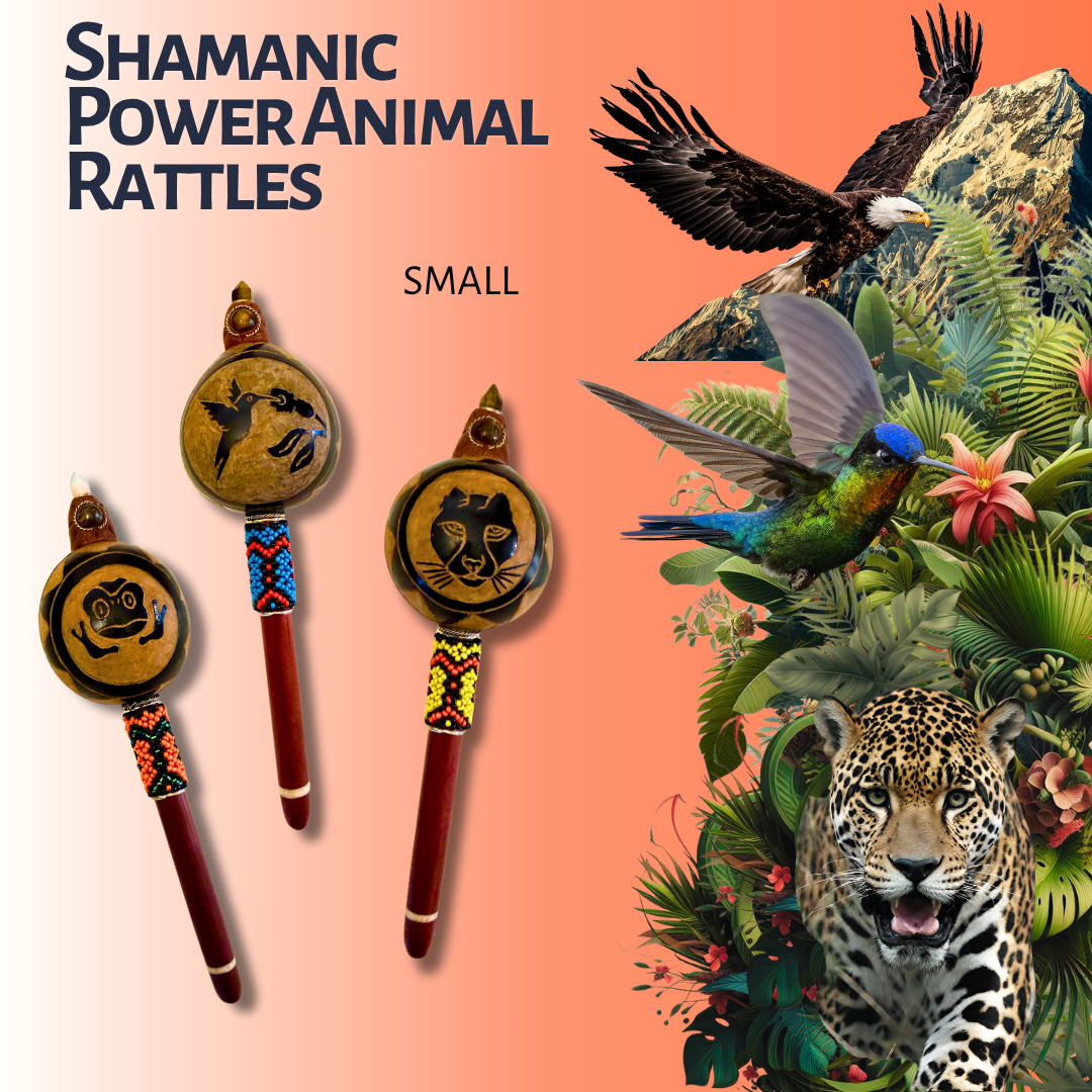 Shipibo Power Animal Rattle - Small