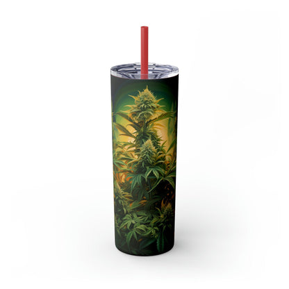 Cannabis Tumbler with Straw