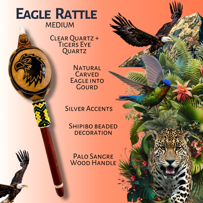 Shipibo Power Animal Rattle - Medium