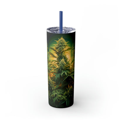 Cannabis Tumbler with Straw