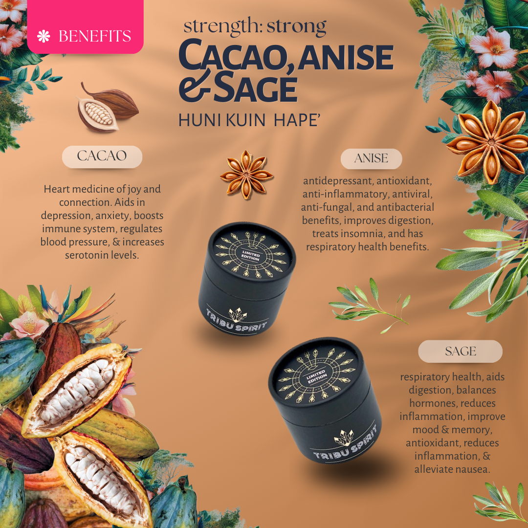 Limited Edition - Cacao, Anise & Sage Hape'
