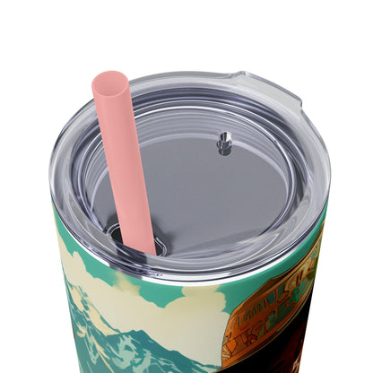 Coca Tumbler with Straw