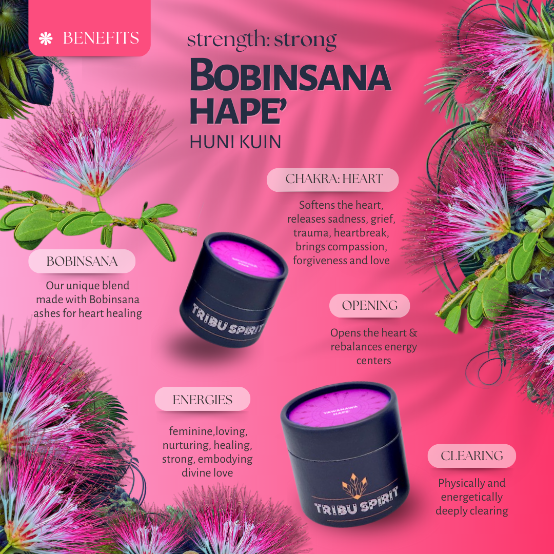 Bobinsana Hapé handmade by the Huni Kuin tribe of the Brazilian Amazon — heart healing and emotional clearing ceremonial blend