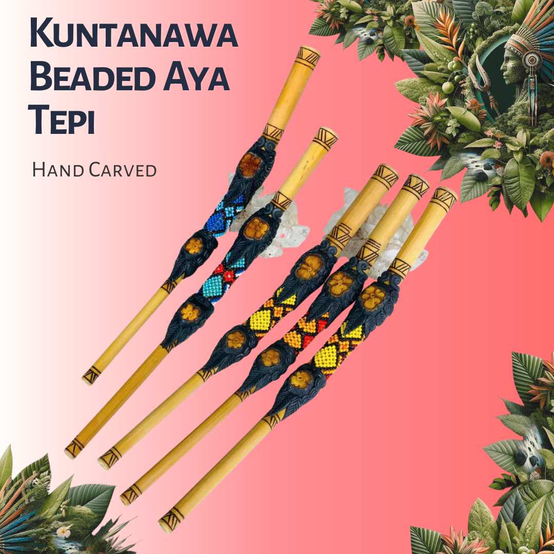Kuntanawa Bamboo Beaded Aya Tepi