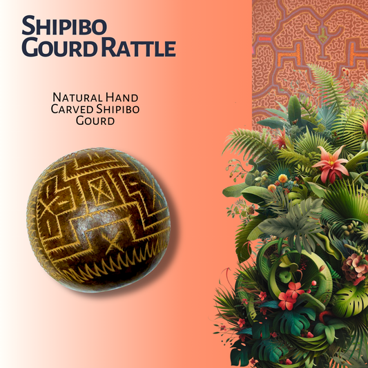 Shipibo Gourd Rattle