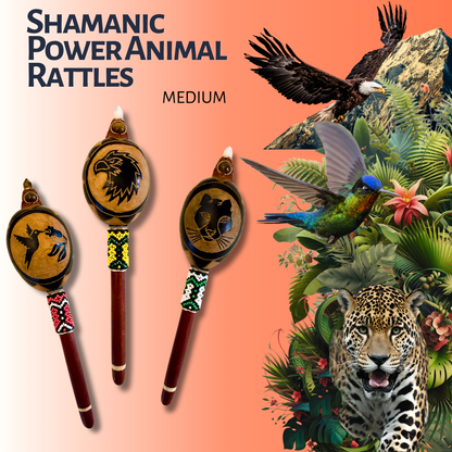 Shipibo Power Animal Rattle - Medium