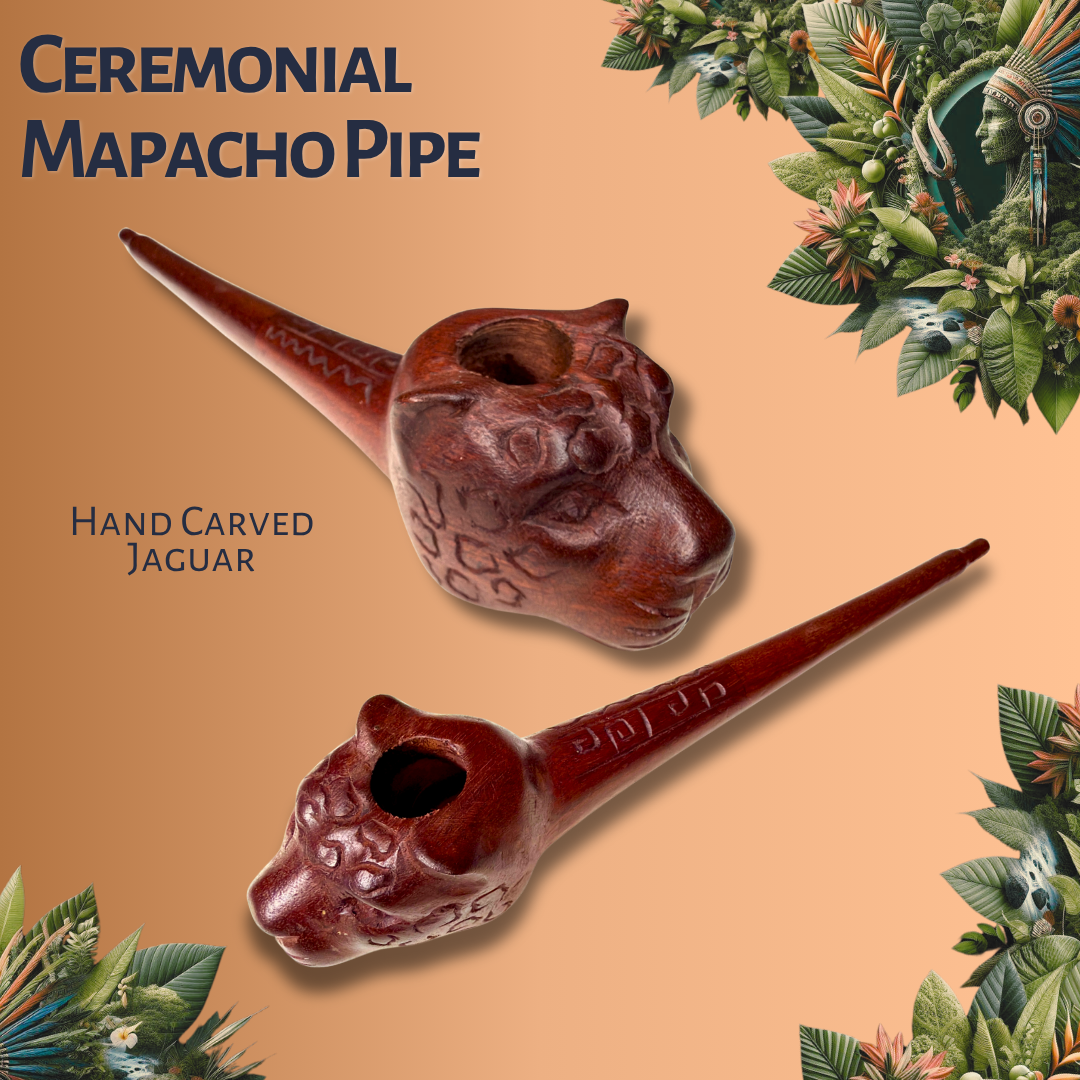 Ceremonial Mapacho Pipe - Jaguar