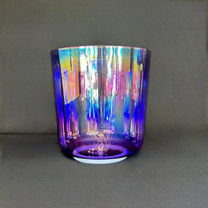 Amethyst Aura Crystal Chalice Grail & Bowl