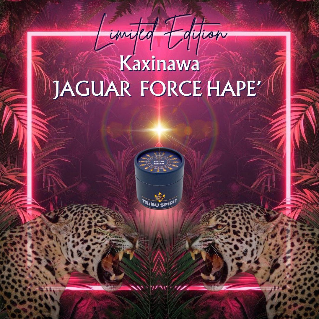 Kaxinawa Jaguar Force Hapé limited edition handmade by the Huni Kuin tribe of the Brazilian Amazon — powerful cleansing and grounding ceremonial blend