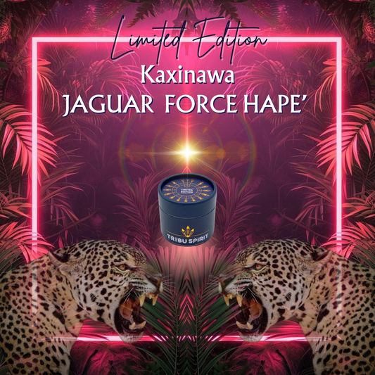 Kaxinawa Jaguar Force Hapé limited edition handmade by the Huni Kuin tribe of the Brazilian Amazon — powerful cleansing and grounding ceremonial blend