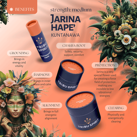 Kuntanawa Jarina Hapé handmade by the Kuntanawa tribe of the Brazilian Amazon — protective and grounding ceremonial blend