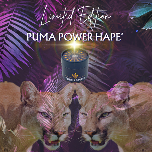 Puma Power Hapé limited edition handmade by the Huni Kuin tribe of the Brazilian Amazon — grounding and strength ceremonial blend