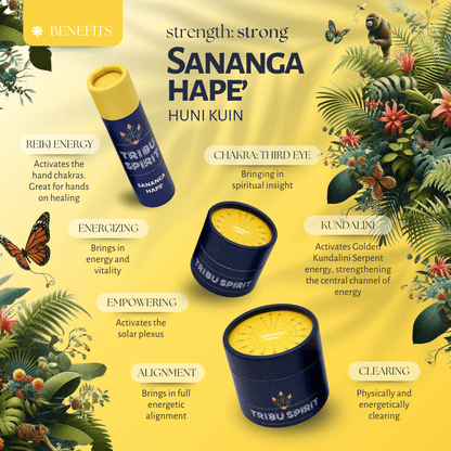 Sananga Hapé handmade by the Huni Kuin tribe of the Brazilian Amazon — rare kundalini and third eye ceremonial blend