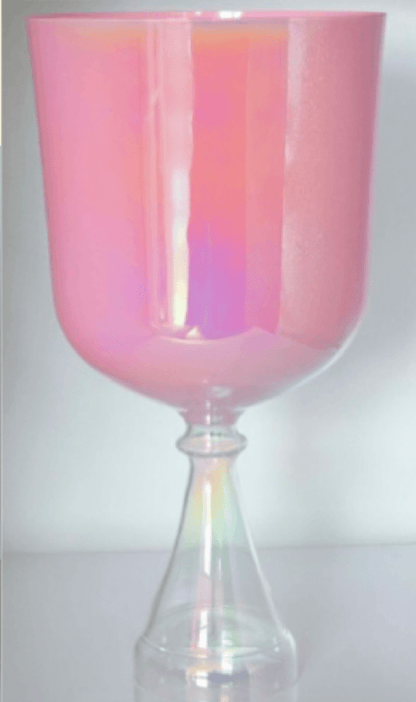 Rose Opal Aura Crystal Chalice Grail & Bowl