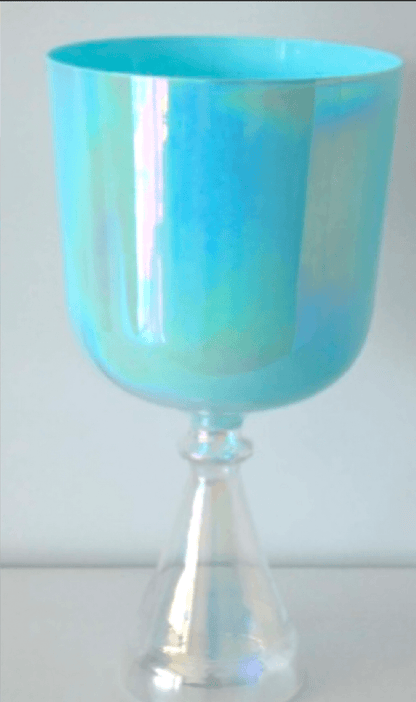 Aqua Opal Aura Crystal Chalice Grail & Bowl