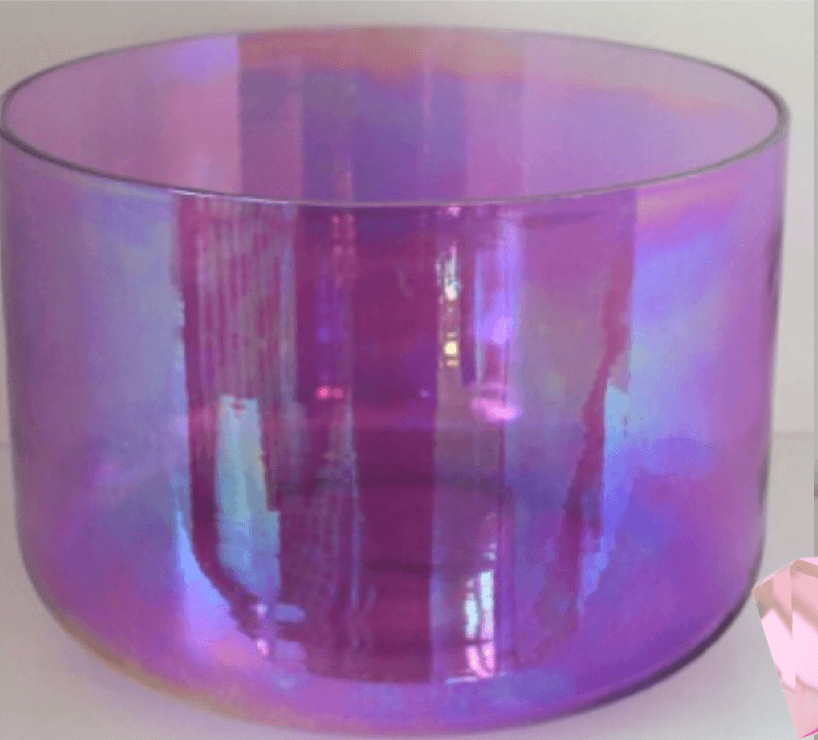 Amethyst Aura Crystal Chalice Grail & Bowl
