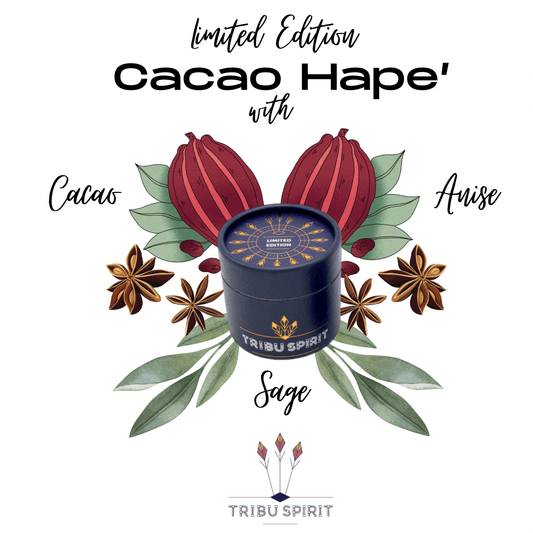Cacao Anise Sage Hapé limited edition handmade by the Huni Kuin tribe of the Brazilian Amazon — heart healing and therapeutic ceremonial blend