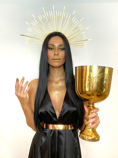 Limited Edition 24K Golden Grail - New Earth Transmission - Ether Elemental Guardian
